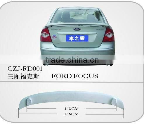 2011 ABS rear spoiler for ford focus