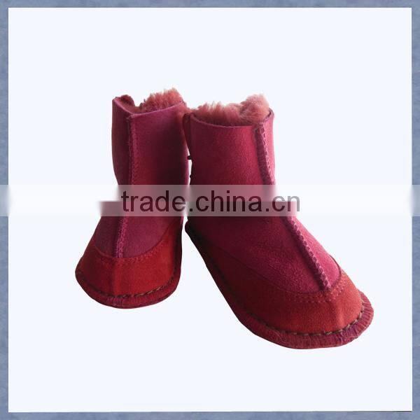 winter sheepskin lovely kids wholesale shoes