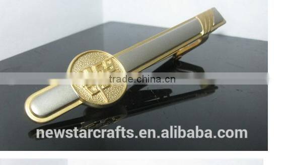 fashion design tie clip crafts,metal tie clip for men as promotion