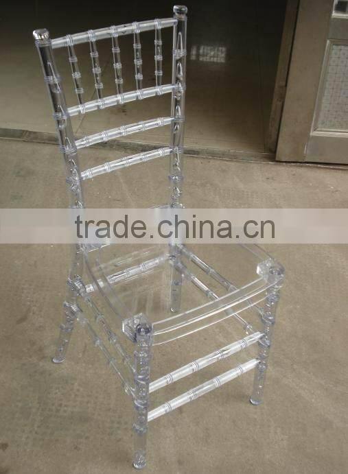 Wholesale China Stacking Clear Acrylic Chivari Chair/Wedding Tiffany Chair
