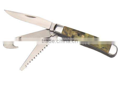 Camo Handle Multi Fuction Fishing Knife