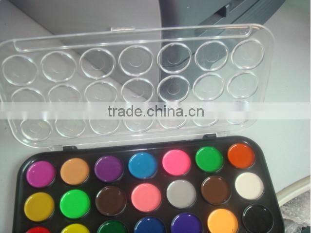 Wholesales Damp-Dry Water Color Paint Set with PP Box Packing, Professional Manufacturer