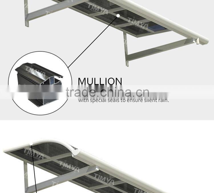 2015 decorative small aluminum stainless steel awning