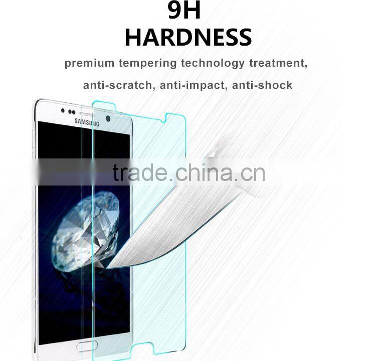 0.3mm 9H for tempered glass screen protector samsung galaxy note 5,for samsung galaxy note 5 glass screen protector