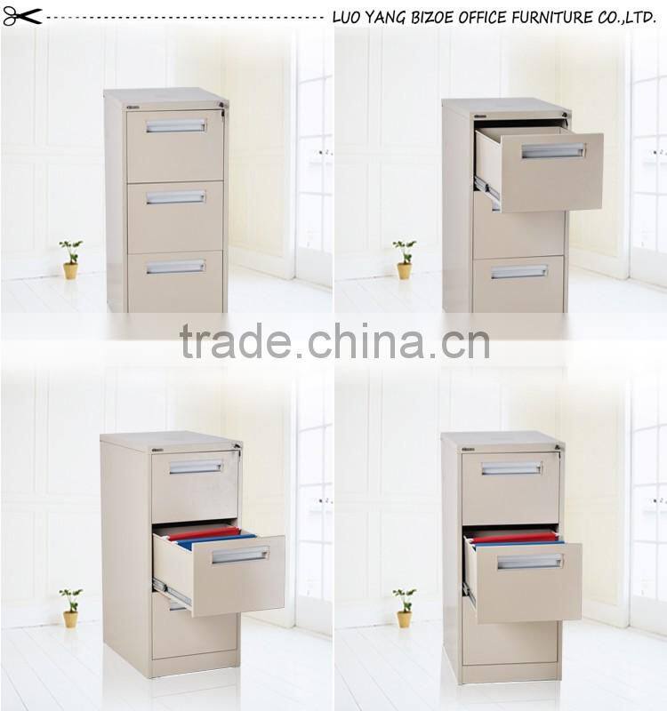 Bizoe superior in quality 3 drawers steel unique file cabinet