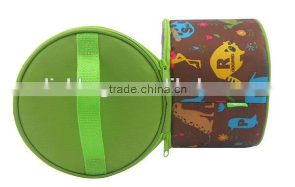 stylish cylindrical cooler bags,custom fitness cooler lunch bag