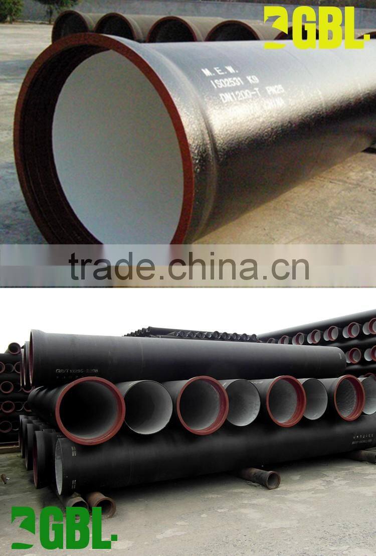 china supplier low price k9 ISO2531 pvc large diameter pipe