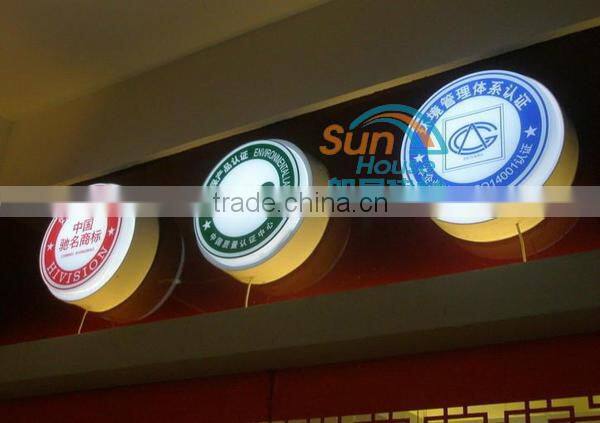 factory price aluminum frame and polystyrene acrylic material led outdoor advertising light box