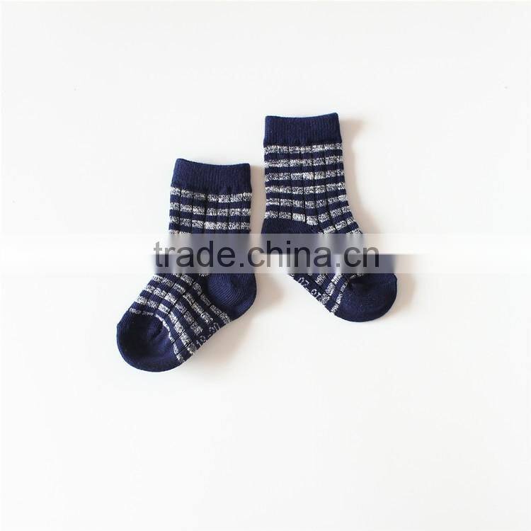 Cheap Oem Designer Colorful Striped Cute Baby Girl Knitting Socks Seconds