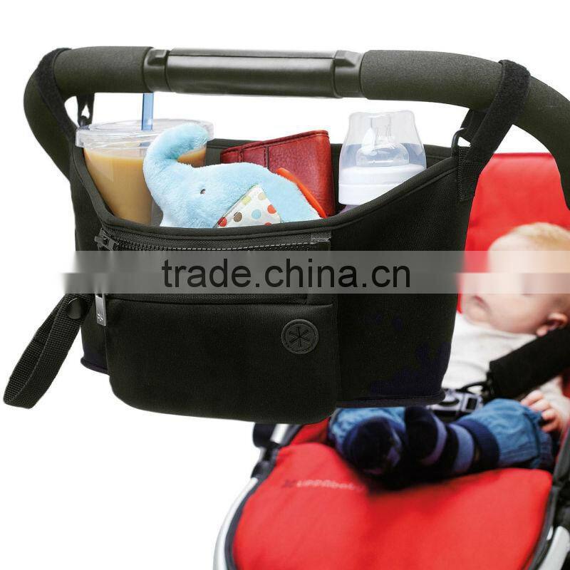 Neoprene Stroller Organizer with Cup Holder