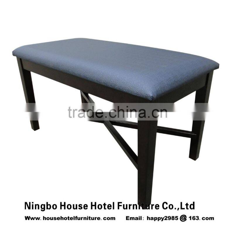 hotel furniture king nightstand with stainless steel kick toe