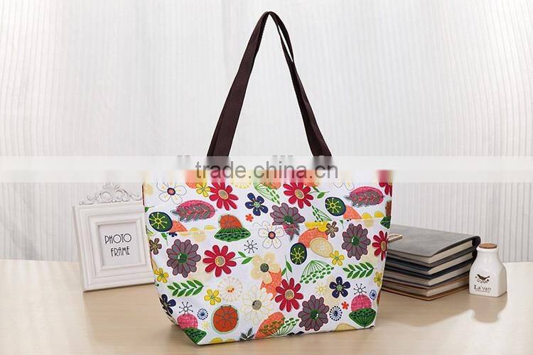 Flower Design Tote Mommy Bag Cooler Bag for Feeding-Bottle Thermo