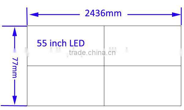 55 inch Indoor Application tiled video wall,led video wall on sale
