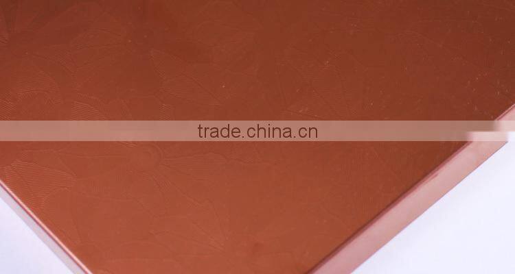 Colourful 304 mirror finish bronze hairline stainless steel sheet