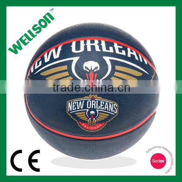 Thermal molded natural rubber basketball