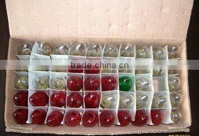 incandescent E27 lighting bulbs