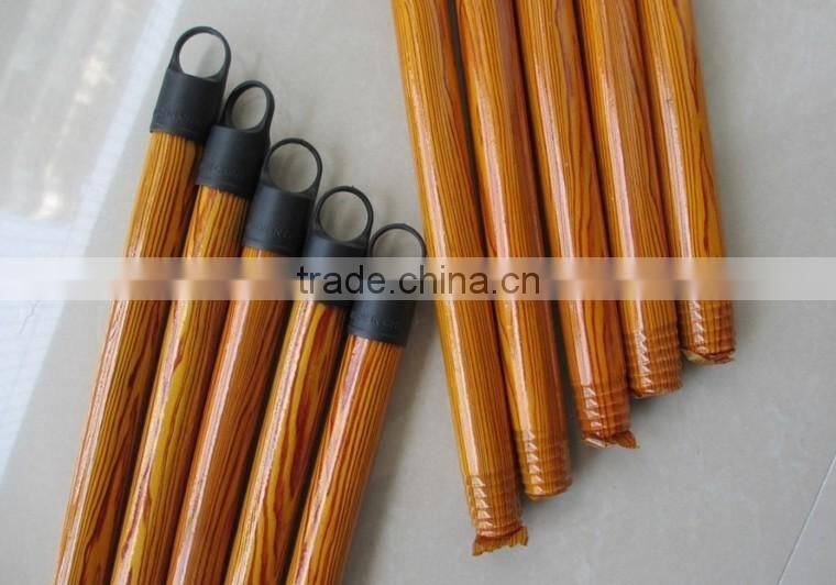 Wooden Broom Handles/Sticks pvc coated broom stick