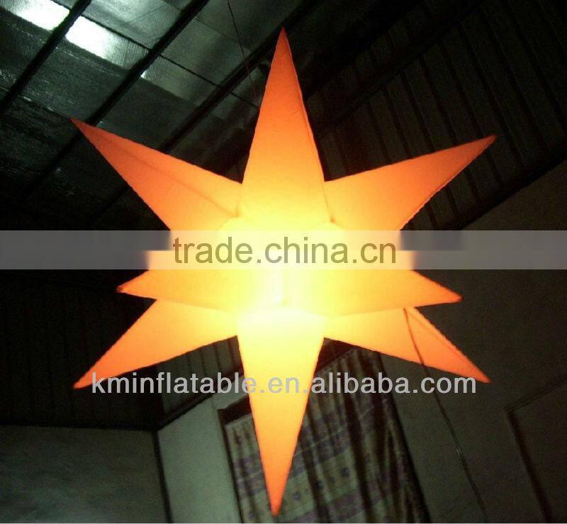 decoration stage inflatable star led inflatable star