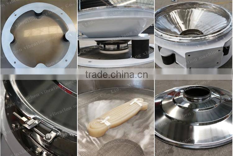 Xianchen single deck layer direct discharge vibrating sieve screen for powders