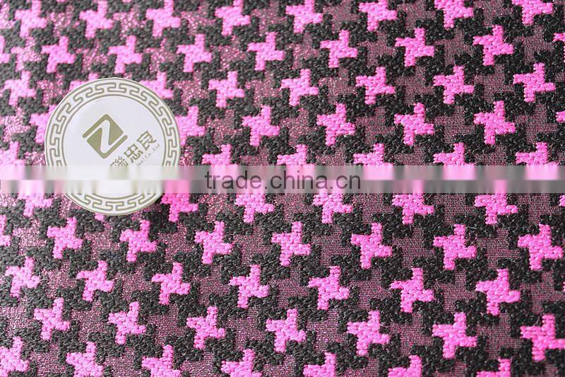 Jacquard fabric for winter 2016 acrylic polyester jacquard fabric for dresses