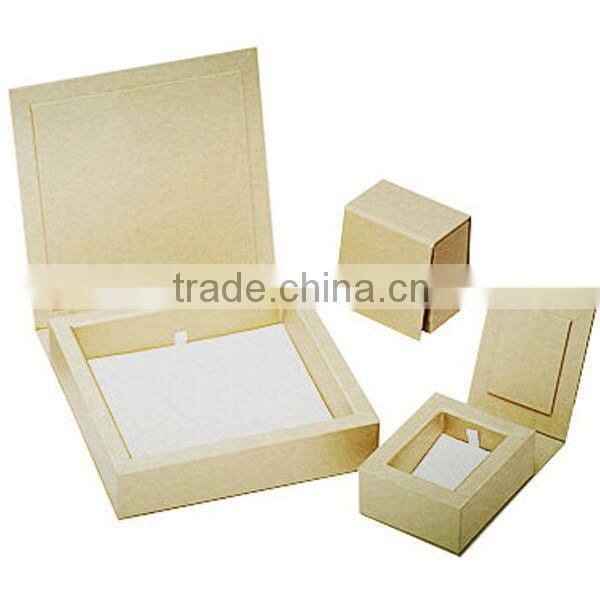 Customizd high quality cheap paper ring box withe ribbon packaging for sale