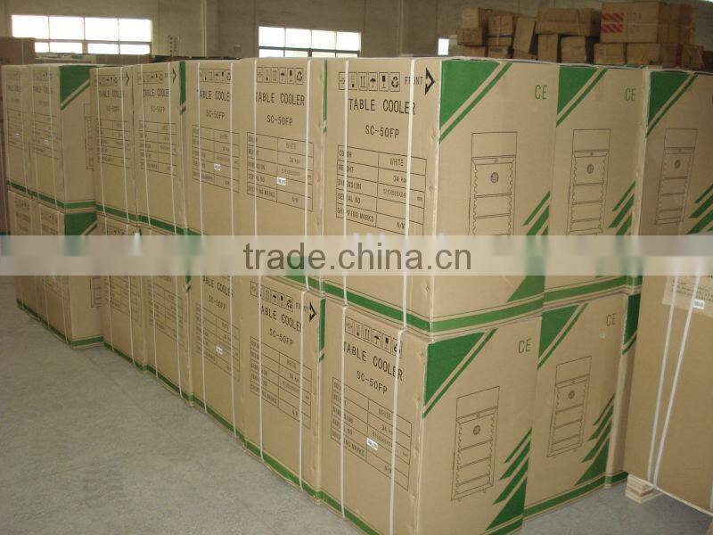 220L Upright commercial branding compressor fridge cooler