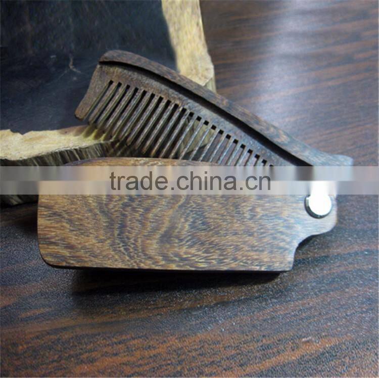 highlighting moustache and beard folding comb