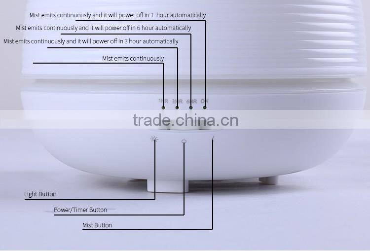 2016 New Color-Changing LED Ultrasonic Aromatherapy Diffuser,Large-sized ultrasonic diffuser with 1 year warranty GH2189D