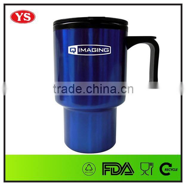 14 oz steel heated travel mug