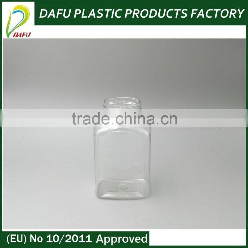 Factory wholesale rectangle 160ml white medical pet plastic bottles