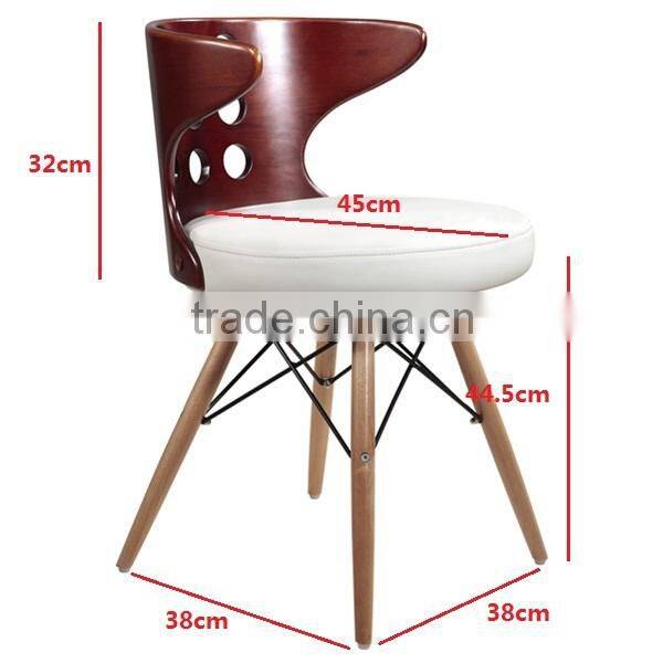 Elegant Plywood Dining Chairs with PU Cushion