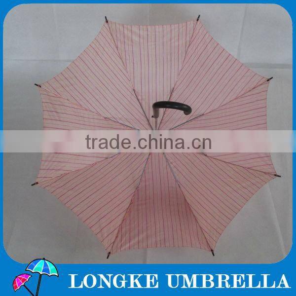high quality promotion hot pink 23" auto open Straight Umbrella