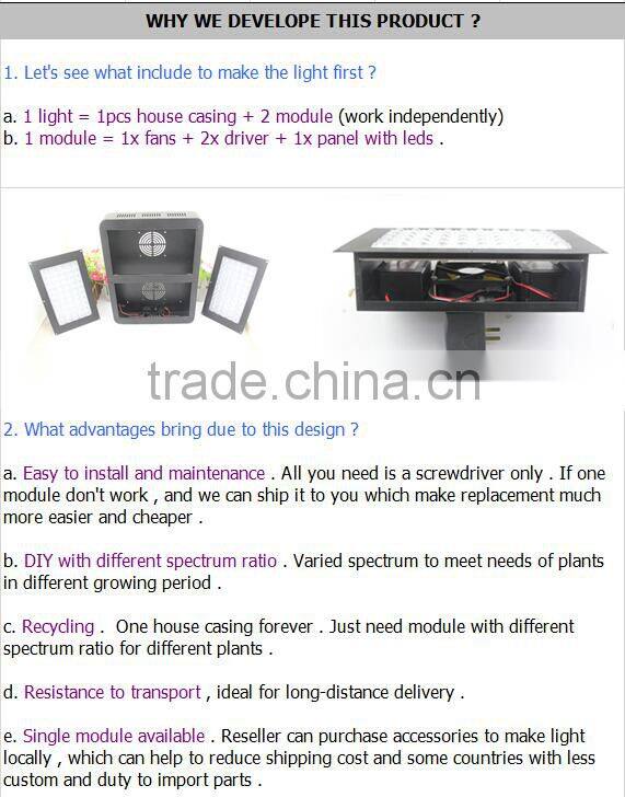 100x3 watt led grow light switchable veg flower led grow lights