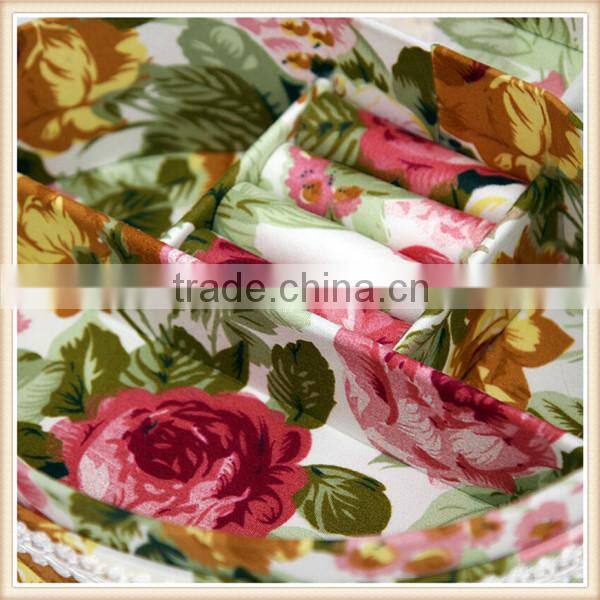 Large oval shape handmade cardboard jewelry box