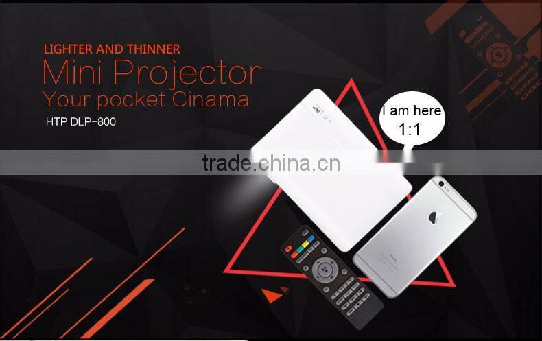 3D DLP projector Android 4.4 Wi-Fi support native 720P Mini video projector