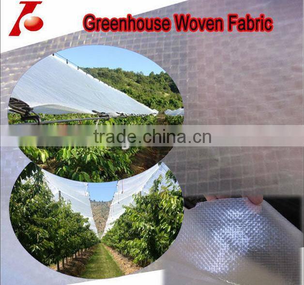 raw material woven HDPE plastic cover for greenhouse with UV