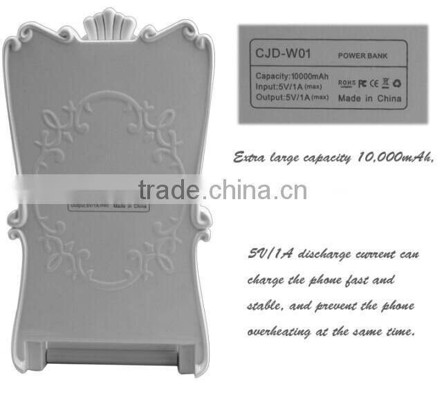 Portable mini Li-Polymer power bank 10000 mah