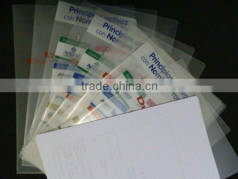 Office Stationery Printed Plastic PP File Folder
