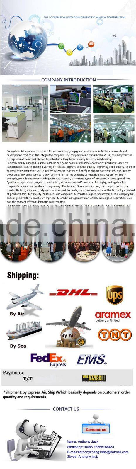 7" Quad Core Game Console Player tablet pc S7800B gamepad Android 4.4.4 2G RAM 16GB 1280X800 IPS two Camera