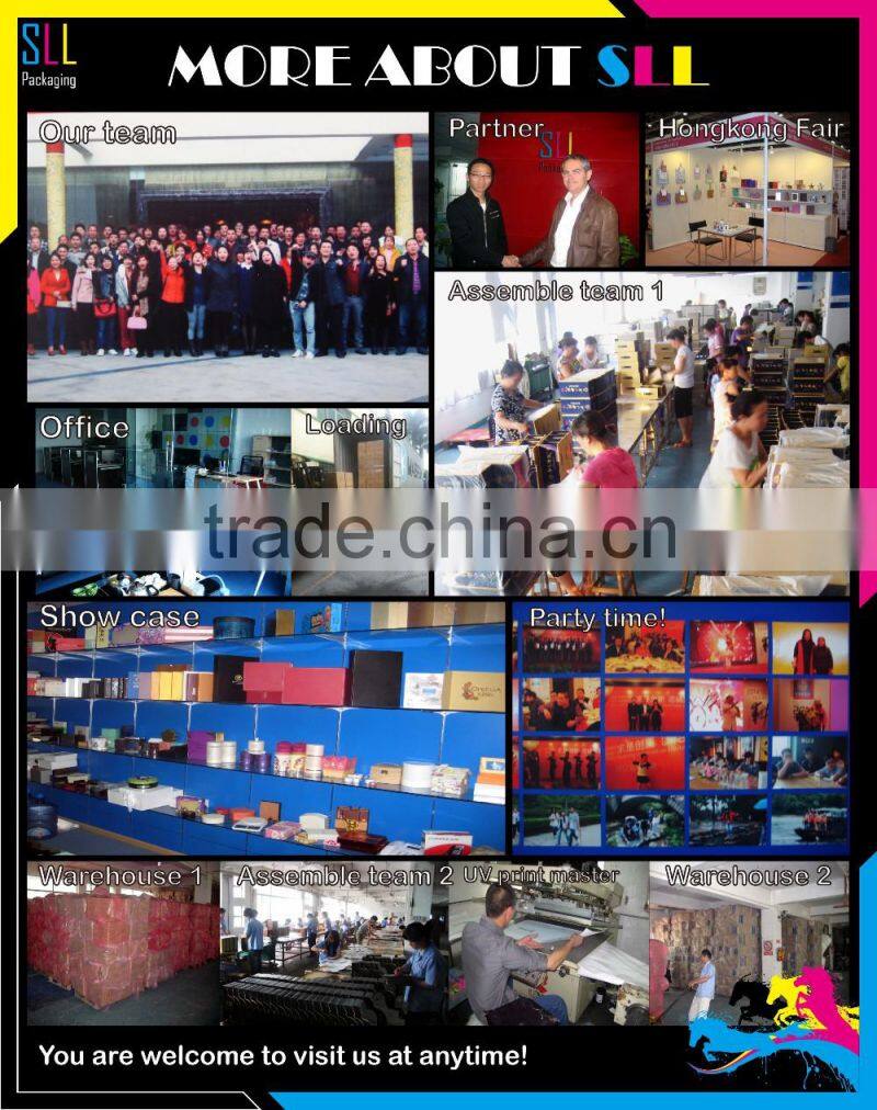 supplier black custom box with window