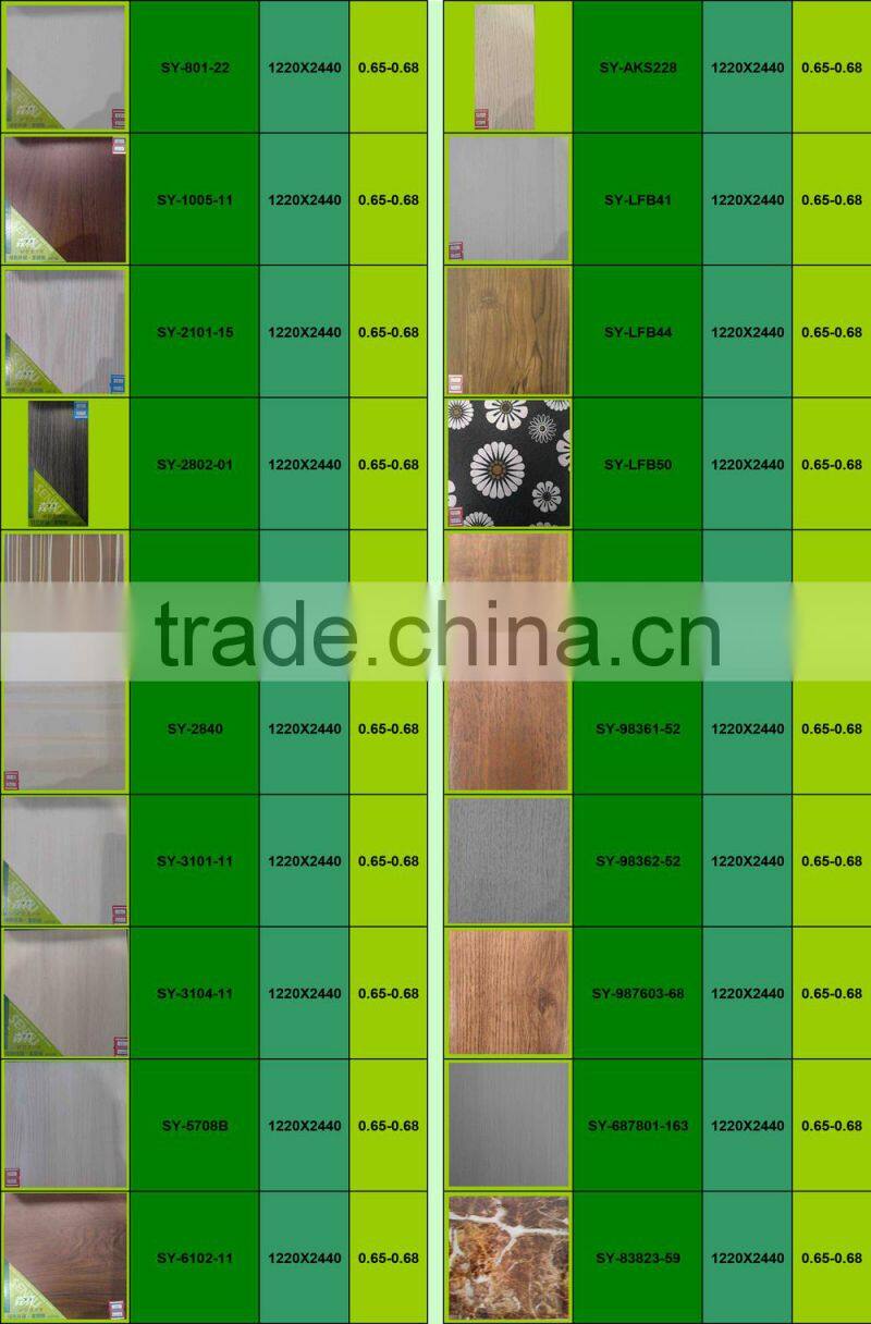 Stylish Pvc Foam board heat transfer printing high gloss uv coated pvc foam board