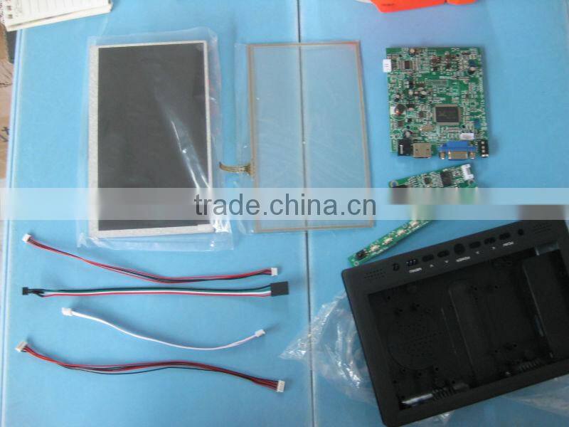 VCAN0928 7"car lcd monitors Multi-Language OSD Standard VGA (15 pin D-SUB RGB) input,12V DC power