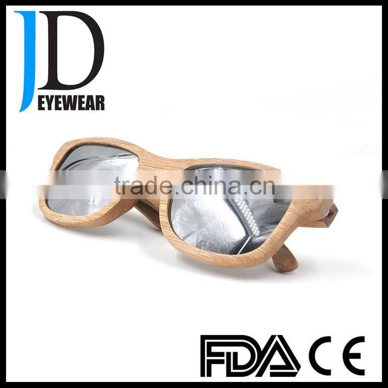hot sale classic driver natural wood and bamboo sunglasses with blinds