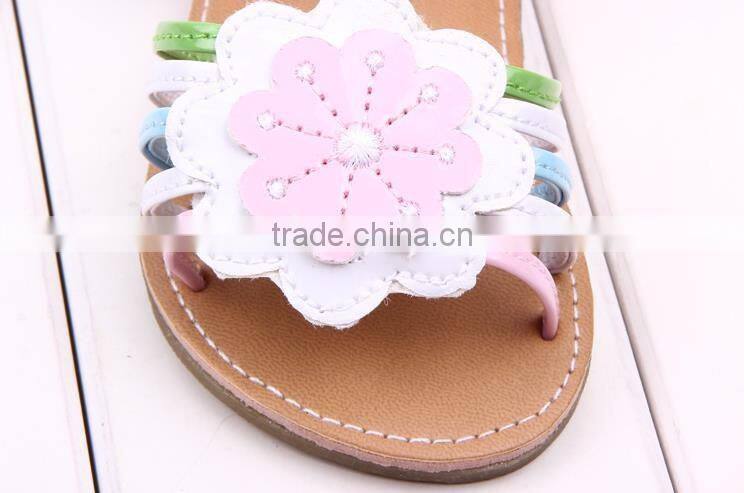 Wholesale Trade Baby Sun Flower Summer Sandals