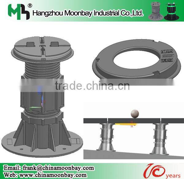plastic pedestal---support system for decking