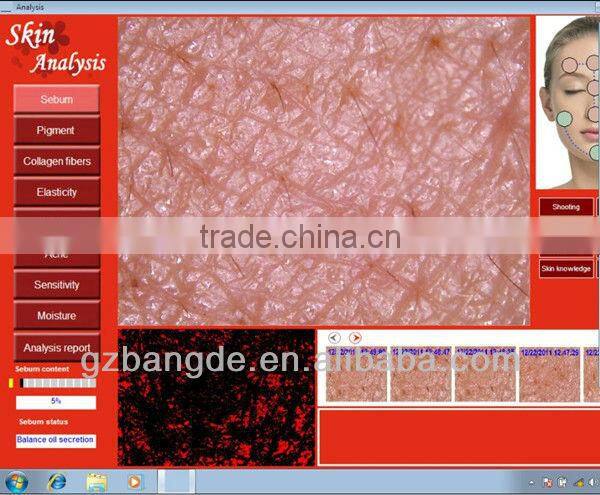 High Resolution Analysis Beauty Equipment for Skin and Hair beauty machine BD-P019