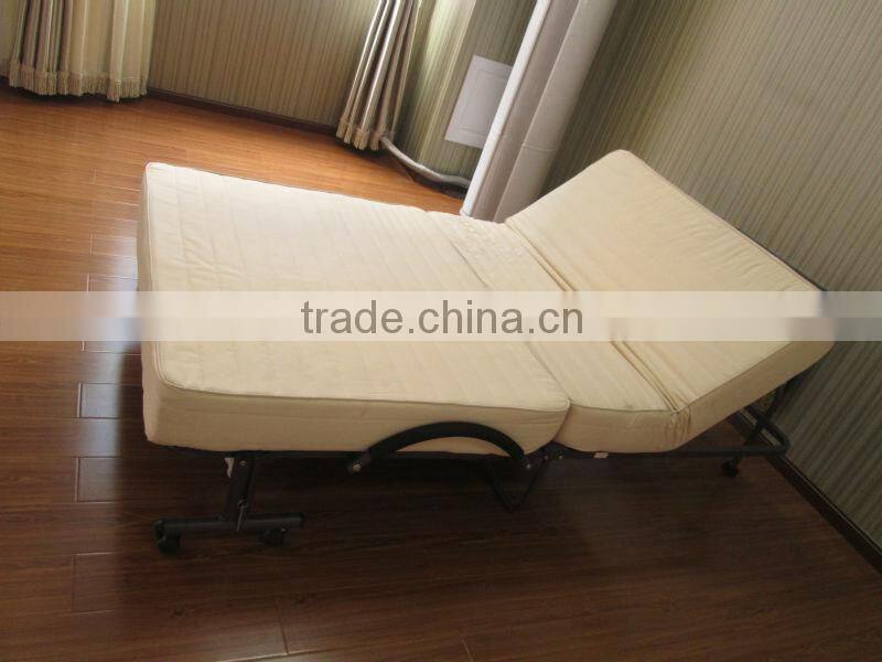 queen size comforable off-white foam folding bed