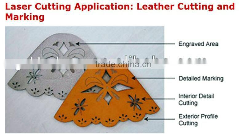 Synthetic PVC PU Leather Laser Cutting Machine Price