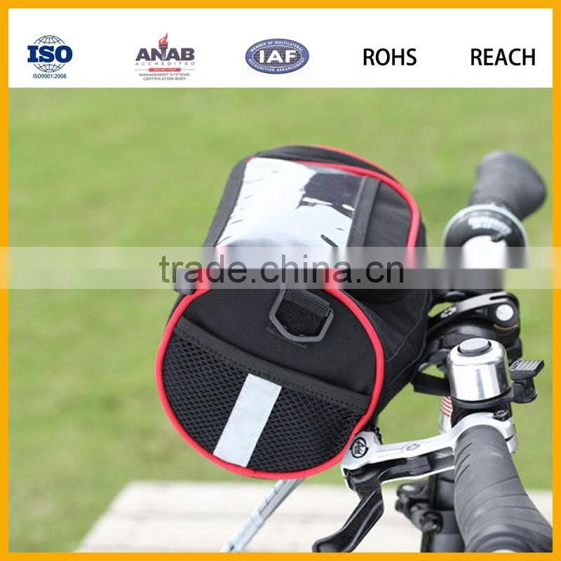 Wholesale waterproof bicycle front tube bag waterproof nylon drawstring bag