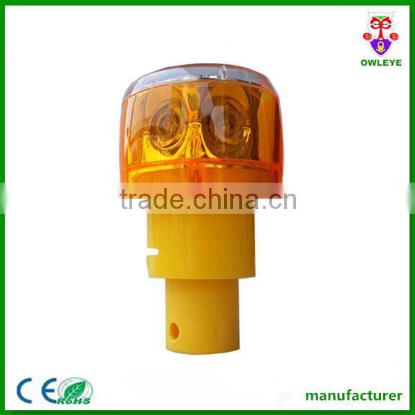 6 pcs LED strob warning signal lamp/Barrier solar energy blinker light